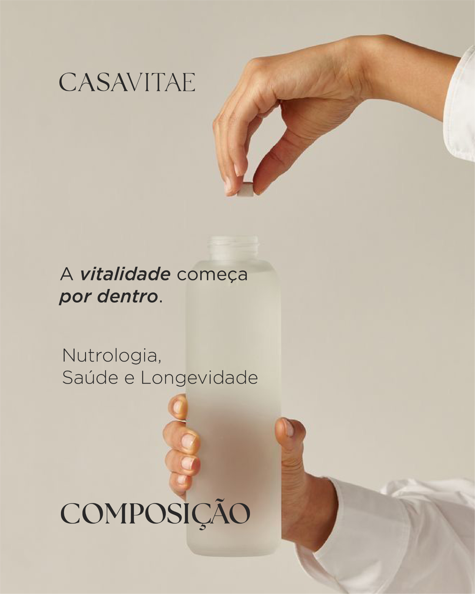 Imagem editorial, Saúde Metabólica e Longevidade